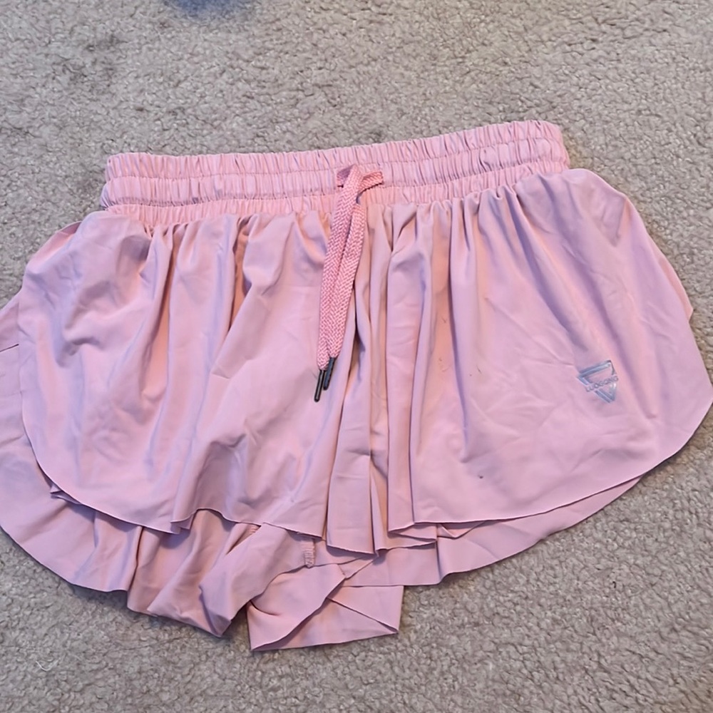 Luogongzi skirt short, light pink, size small, good condition